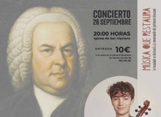 El violista Mario Carpintero toma el relevo en el ciclo «Música que restaura» tras reunir a más de 650 personas en septiembre