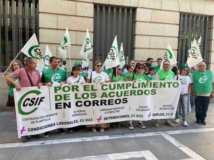 CSIF protesta correos