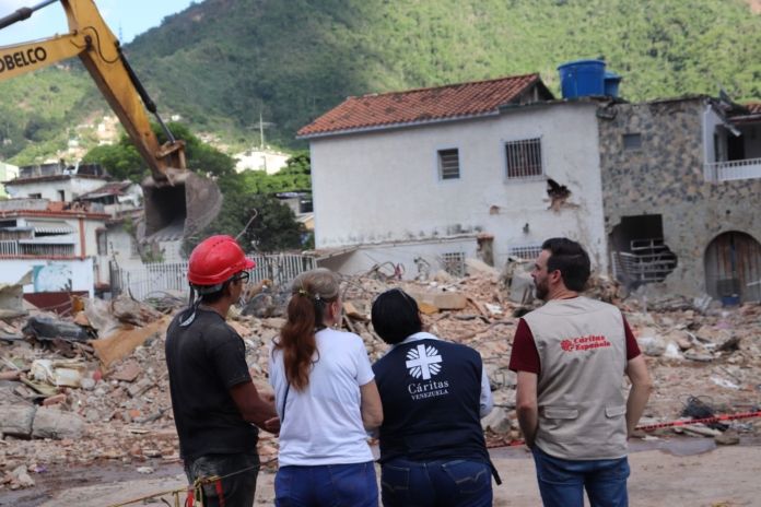 Cáritas terremoto Venezuela
