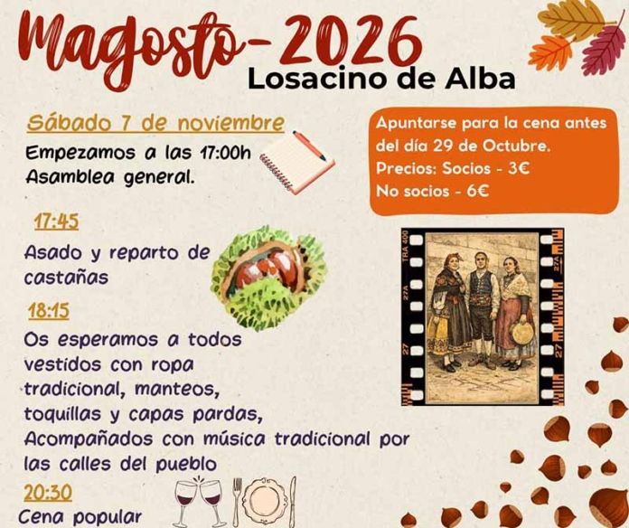Cartel magosto Losacino de Alba