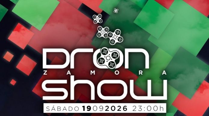 300 drones iluminarán esta noche el cielo de Zamora por Fromago