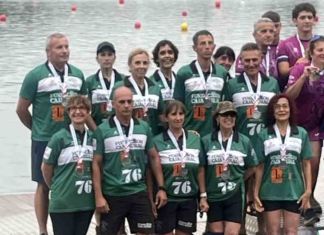 El Club Actividades Náuticas se cuelga la medalla de plata en el Campeonato de España de Barco Dragón