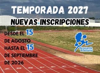 Benavente Atletismo abre el plazo de inscripción para la temporada 2027
