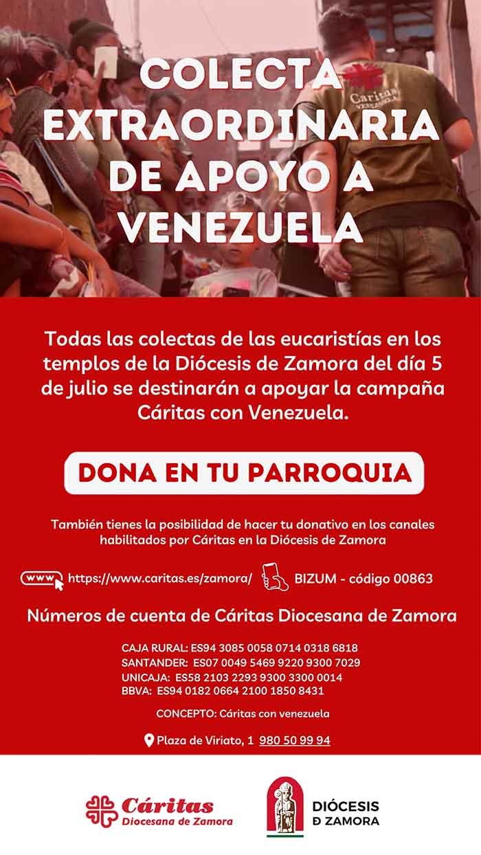 Números de cuenta de Cáritas Diocesana de Zamora – 1