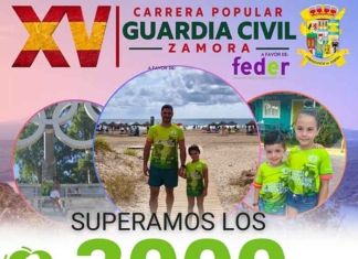 La XV Carrera de la Guardia Civil ha superado ya los 3.000 participantes