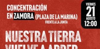 Zamora se suma a las movilizaciones de “Nuestra tierra vuelve a arder” este viernes 21 de agosto