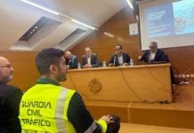 La Guardia Civil y los bomberos se forman en Zamora para afrontar los riesgos de los incendios en vehículos eléctricos
