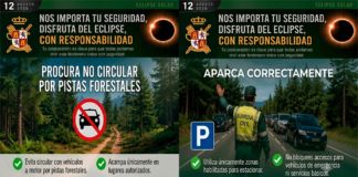 Protección Civil recomienda observar el eclipse desde los municipios de la franja de totalidad para evitar desplazamientos y riesgos