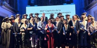 La Guilde Internationale des Fromagers entroniza a once nuevos cofrades en Zamora durante la feria FROMAGO