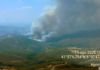Evolución favorable en el incendio de Hermisende tras un intenso trabajo nocturno que permite asegurar el 70% del perímetro