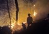 Mejora la situación del incendio de Fermoselle tras una noche de intenso trabajo