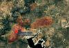 El incendio de Fermoselle, en Google Maps