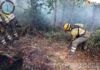 El incendio de Fermoselle logra estabilizar gran parte de su perímetro tras un intenso despliegue de medios