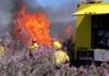 El incendio de Hermisende obliga a la evacuación preventiva de San Ciprián y Castromil
