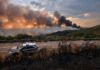 Mejora la situación en el incendio de Hermisende y los vecinos de Castromil y San Ciprián regresan a sus casas