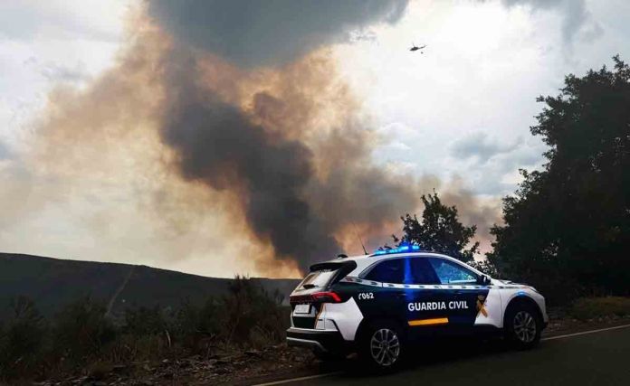 incendio fuego hermisende