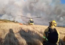 Declarado un incendio forestal en Lubián