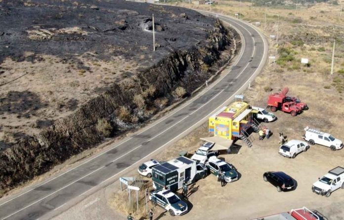 inciendio fermoselle puesto de mando avanzado