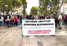 El Sindicato de Inquilinas de Zamora se manifiesta por el derecho a la vivienda y apunta hacia la huelga general