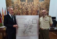 El Ayuntamiento de Toro recibe un mapa histórico de la Subdelegación de Defensa sobre la provincia de Zamora