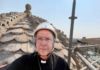 El obispo de Zamora supervisa los trabajos de conservación en el icónico cimborrio de la Catedral
