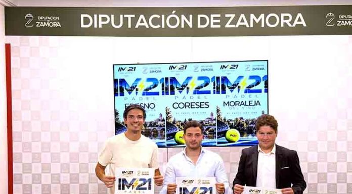 La Diputación impulsa el proyecto «IM21 Pádel» para llevar clases de este deporte a Moraleja del Vino, Coreses y Fresno de la Ribera