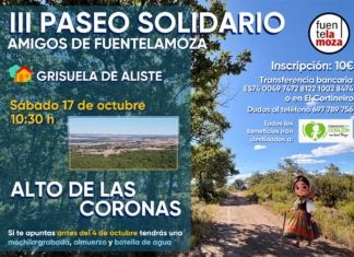 Grisuela de Aliste vuelve a caminar por una buena causa con su III Paseo Solidario