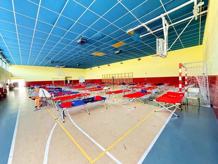 polideportivo bermillo evacuados fermoselle