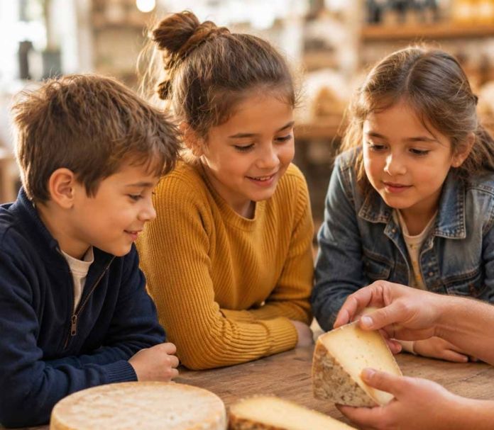 quesos fromago niños