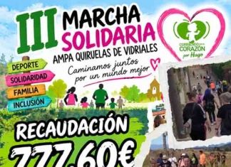 Quiruelas de Vidriales acoge con éxito la III Marcha Solidaria en beneficio de la asociación «Corriendo con el Corazón por Hugo»