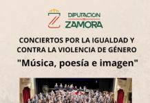 Rabanales acoge el espectáculo «Música, poesía e imagen» de la Banda de Música de Zamora en favor de la igualdad y contra la violencia de género
