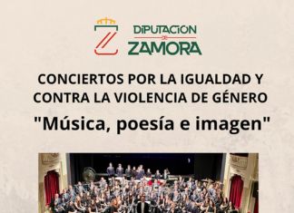Rabanales acoge el espectáculo «Música, poesía e imagen» de la Banda de Música de Zamora en favor de la igualdad y contra la violencia de género