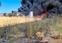 Roales pide a sus vecinos que permanezcan en casa por el humo del incendio mientras se refuerza el operativo con medios de Medio Ambiente