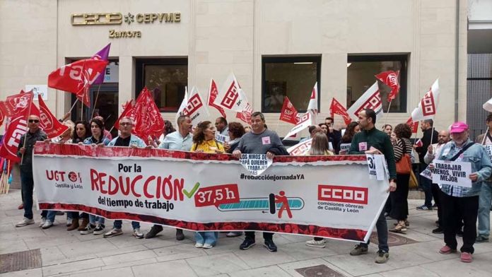 CCOO y UGT denuncian en Zamora el bloqueo de la jornada laboral de 37,5 ...